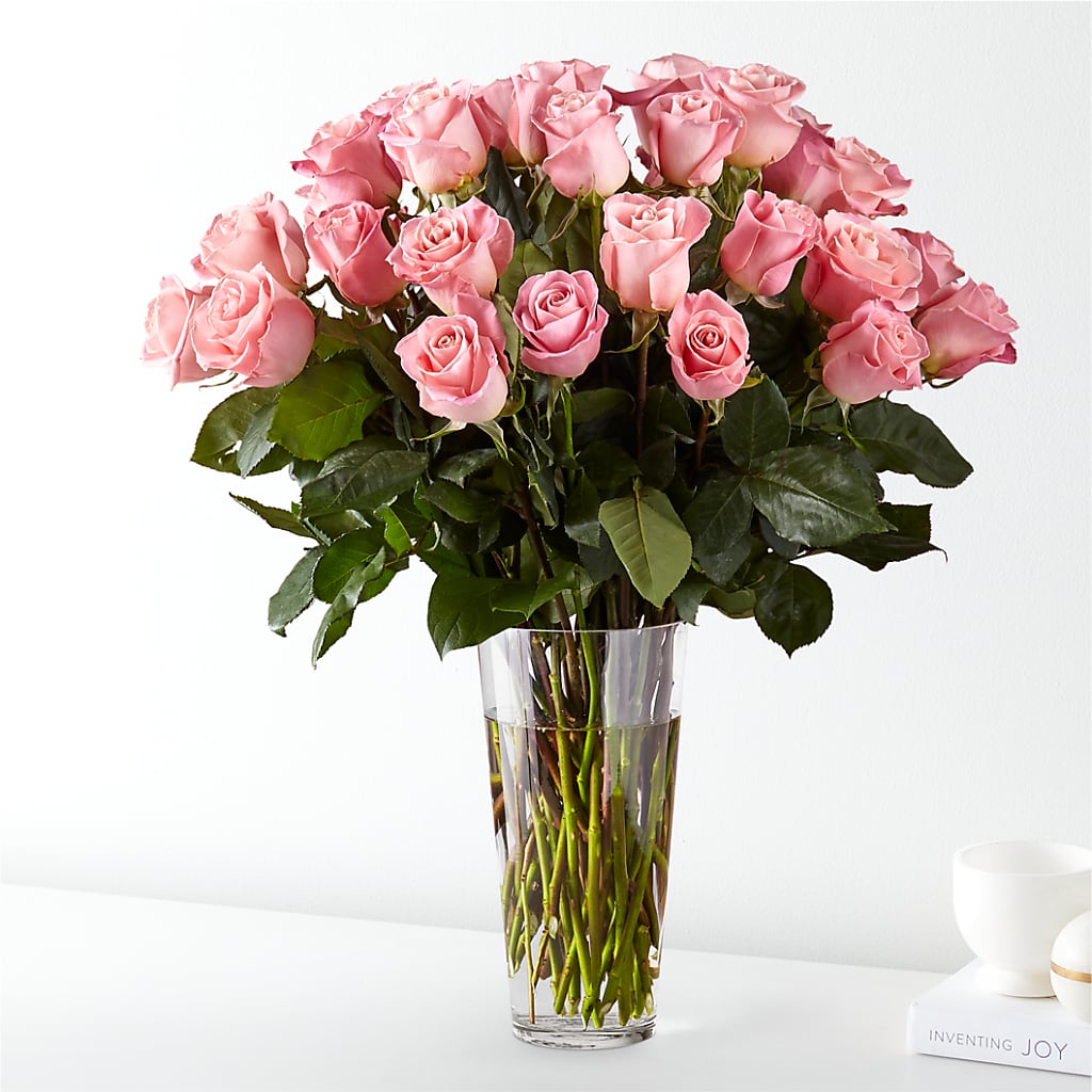 Long Stem Pink Rose Bouquet – Bruce Philp Florist, Windsor ON