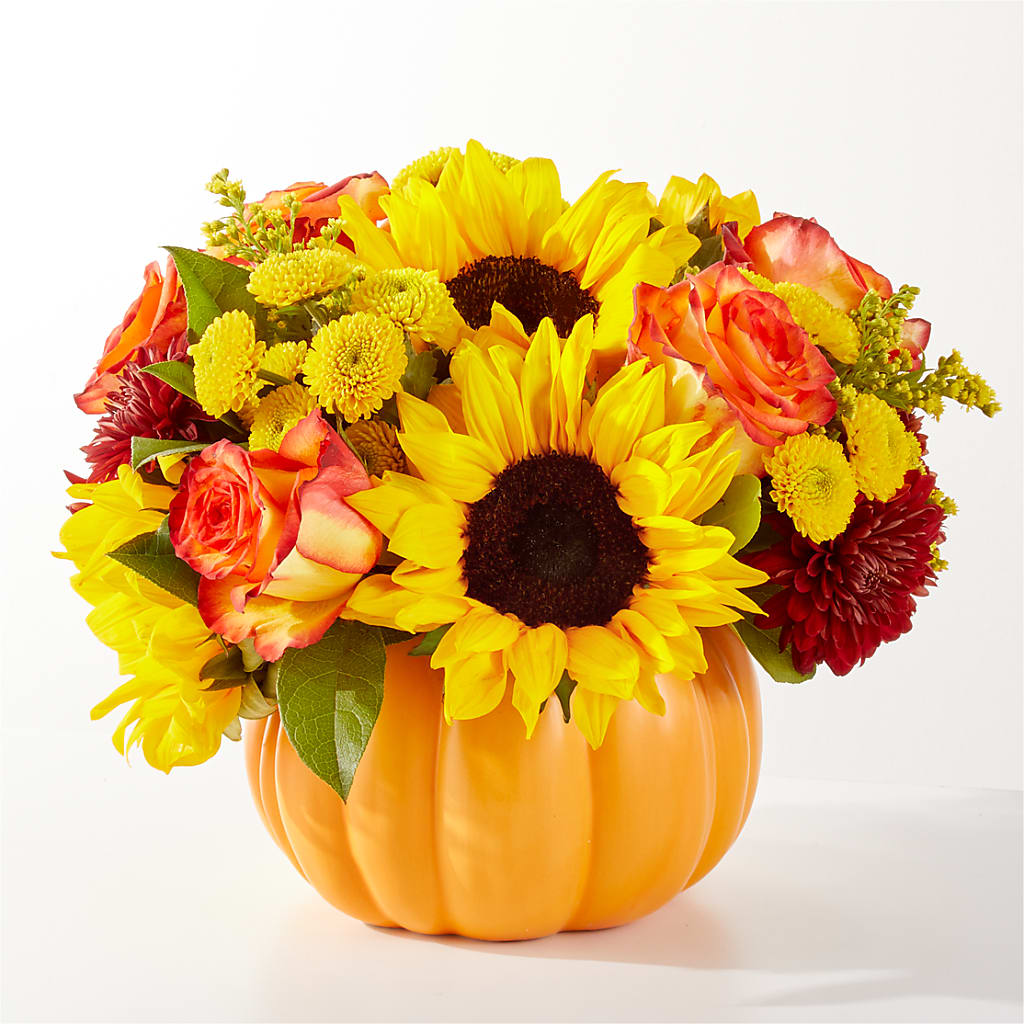 Golden Gourd Pumpkin Bouquet – Bruce Philp Florist, Windsor ON