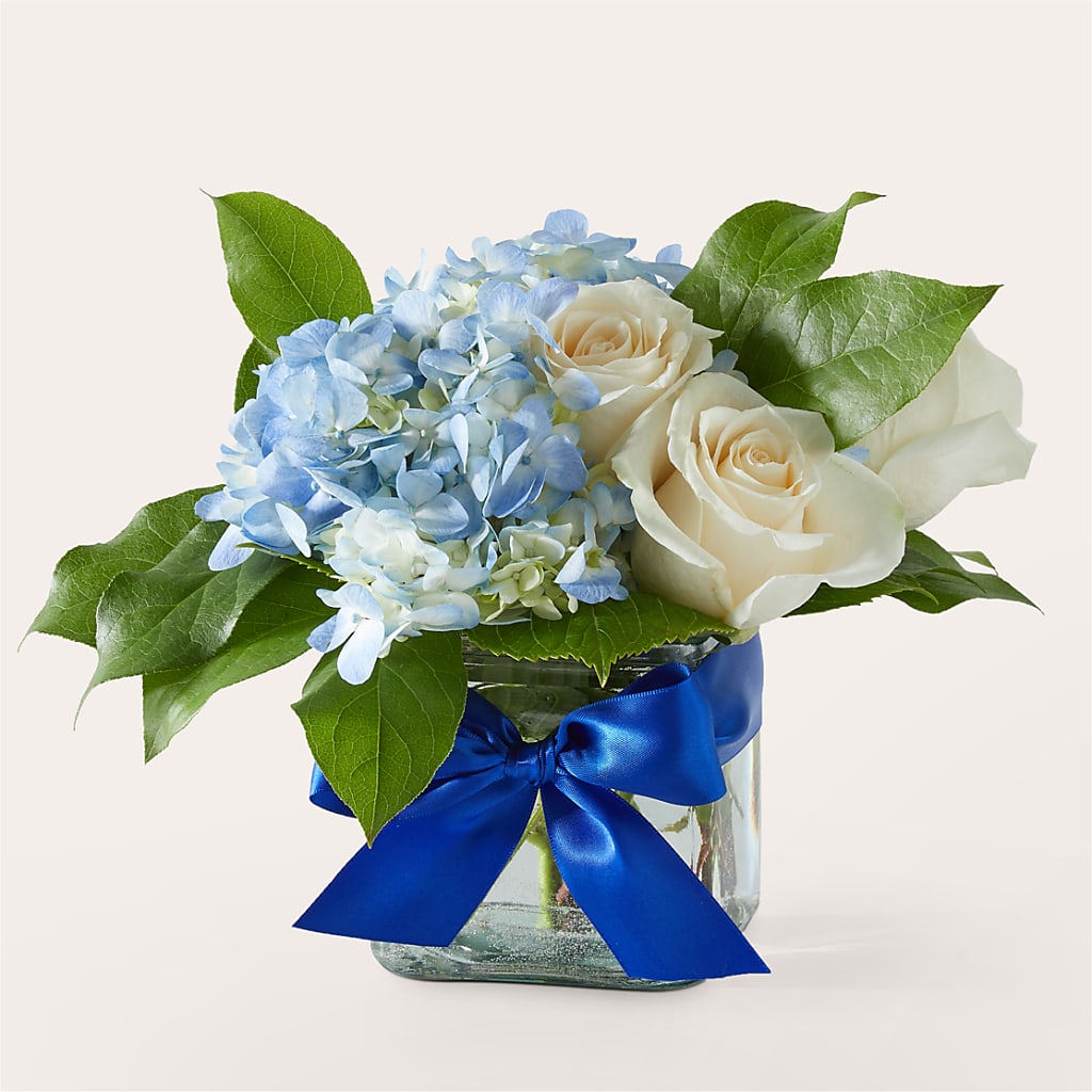 Sky Blue Delight Bouquet – Bruce Philp Florist, Windsor ON