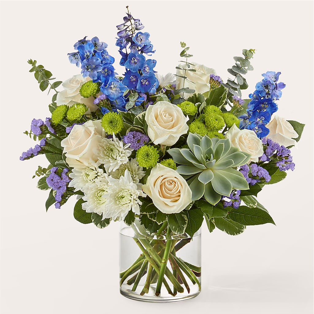 Cerulean Waves Bouquet – Bruce Philp Florist, Windsor ON