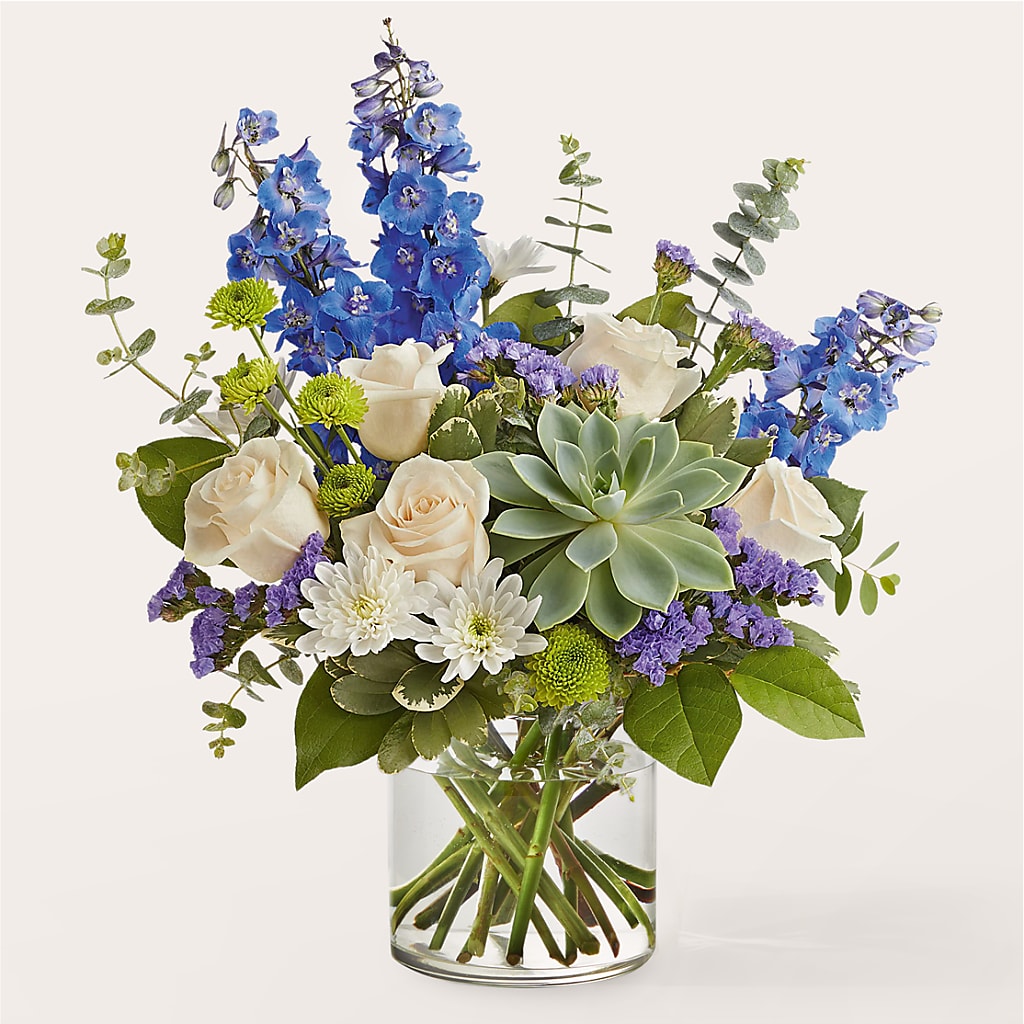 Cerulean Waves Bouquet – Bruce Philp Florist, Windsor ON
