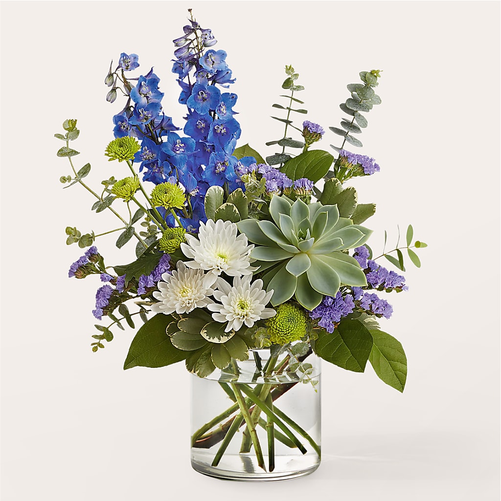 Cerulean Waves Bouquet – Bruce Philp Florist, Windsor ON