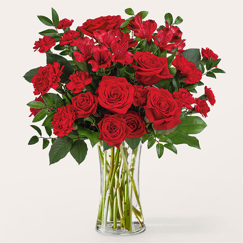 Brilliant Ruby Bouquet – Bruce Philp Florist, Windsor ON