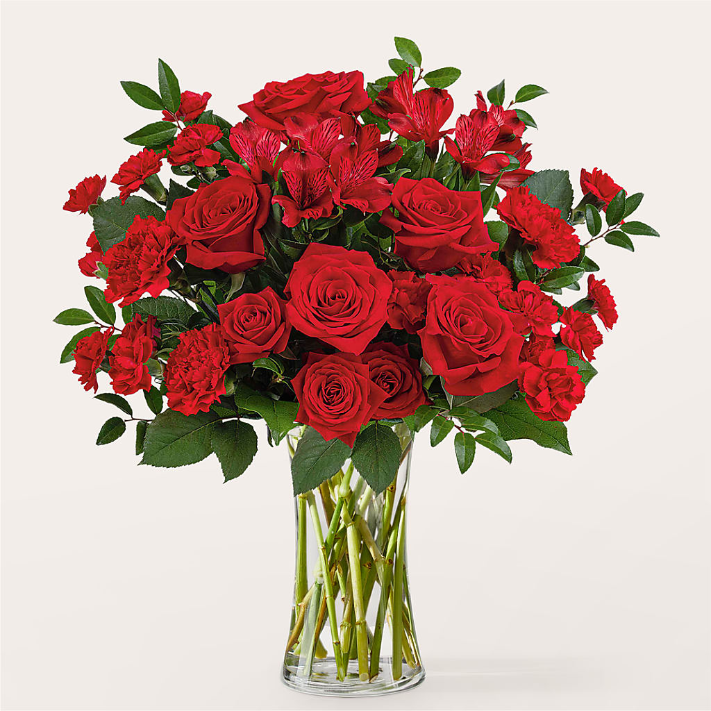 Brilliant Ruby Bouquet – Bruce Philp Florist, Windsor ON