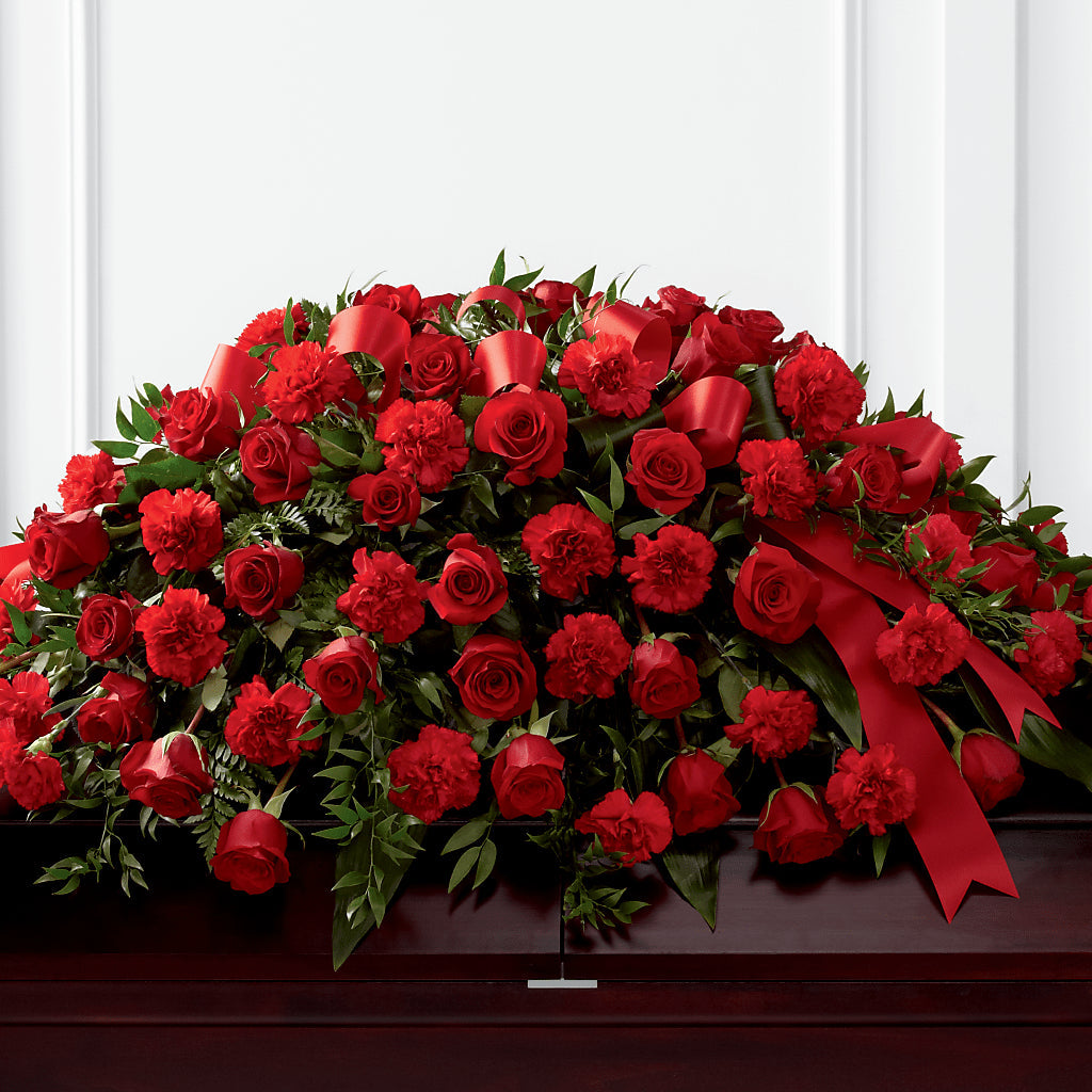 Tribute of Life Casket Spray – Bruce Philp Florist, Windsor ON