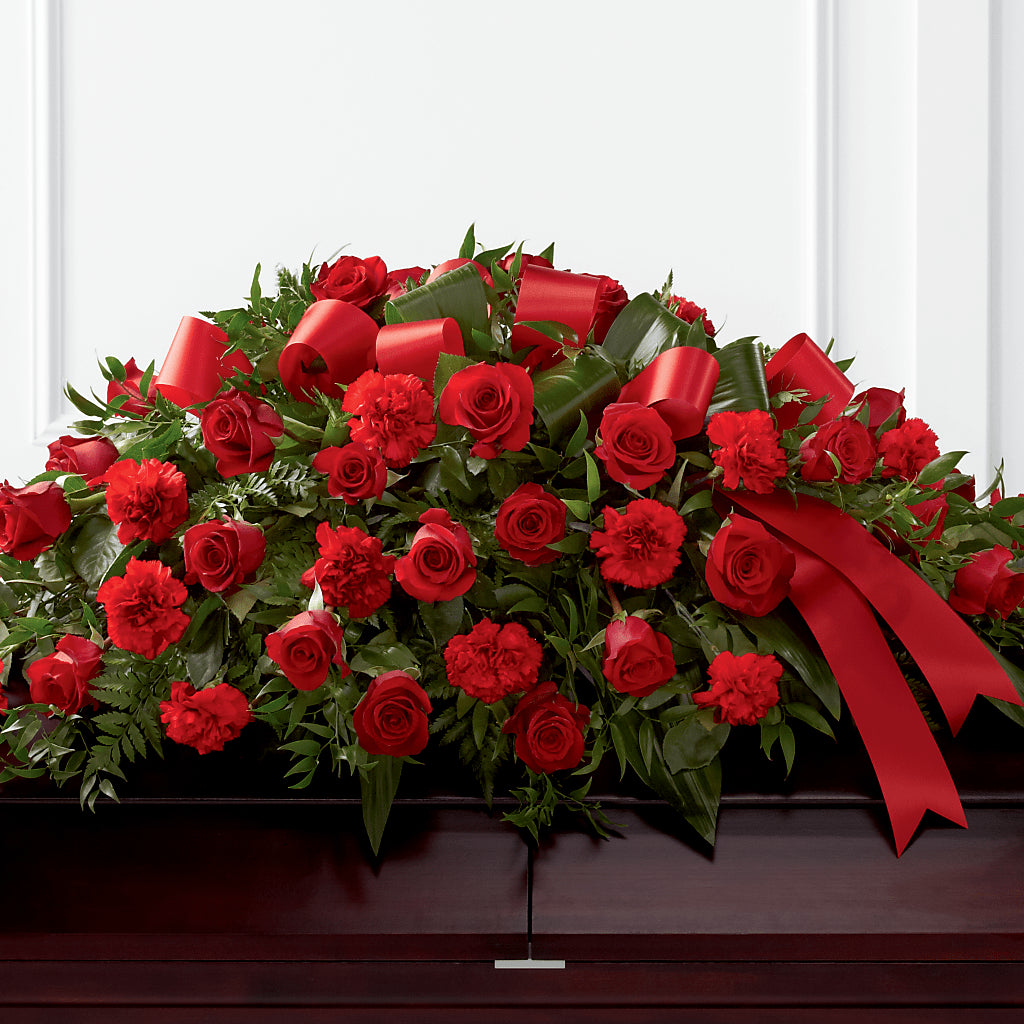 Tribute of Life Casket Spray – Bruce Philp Florist, Windsor ON