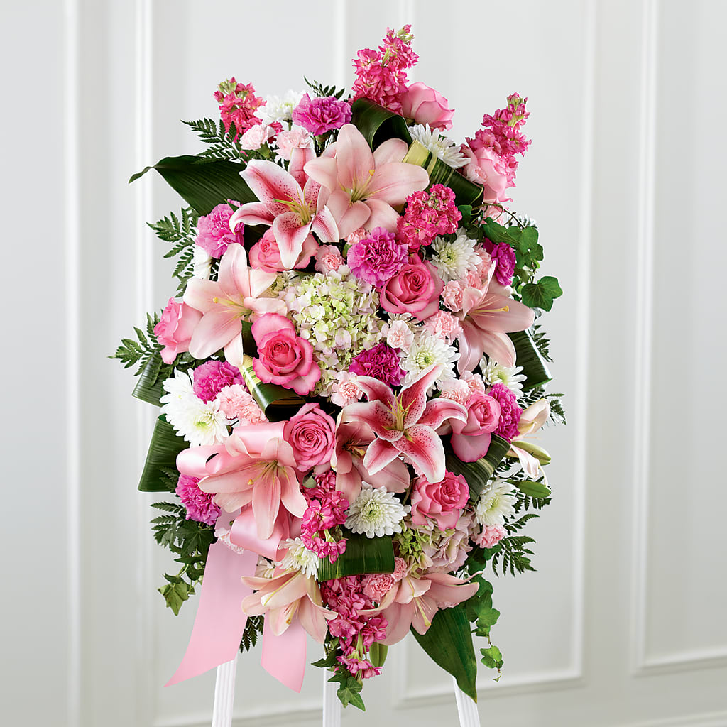 Comforting Standing Spray – Bruce Philp Florist, Windsor ON