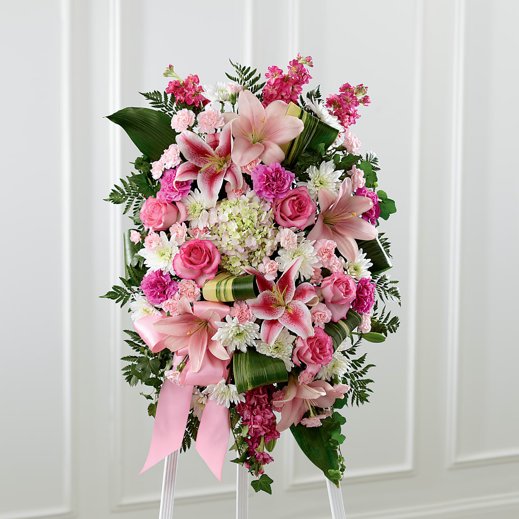 Comforting Standing Spray – Bruce Philp Florist, Windsor ON