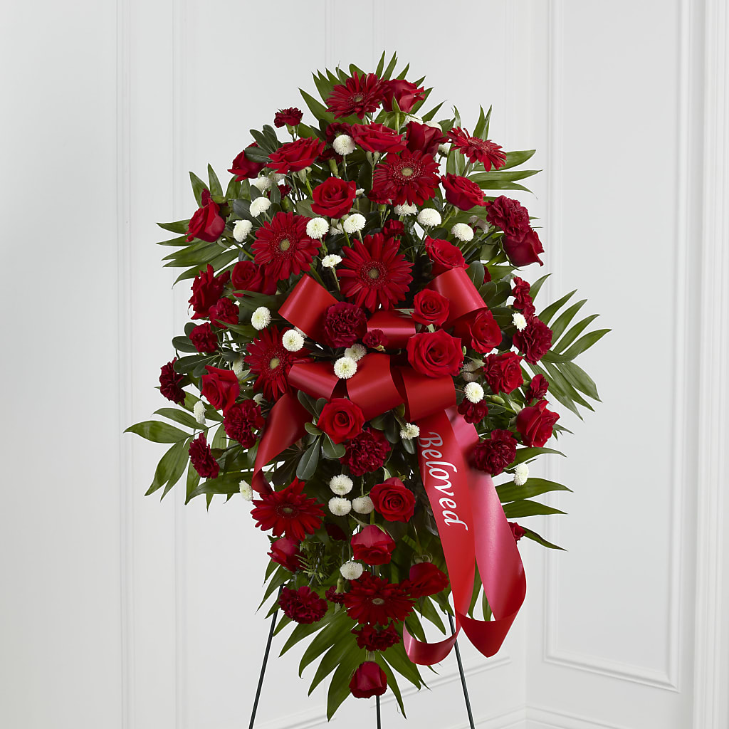 Treasured Memories Standing Spray – Bruce Philp Florist, Windsor ON
