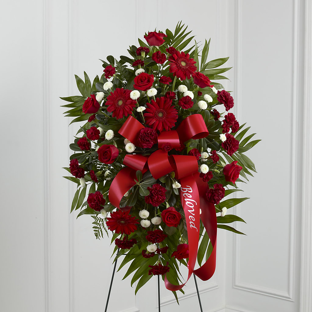 Treasured Memories Standing Spray – Bruce Philp Florist, Windsor ON
