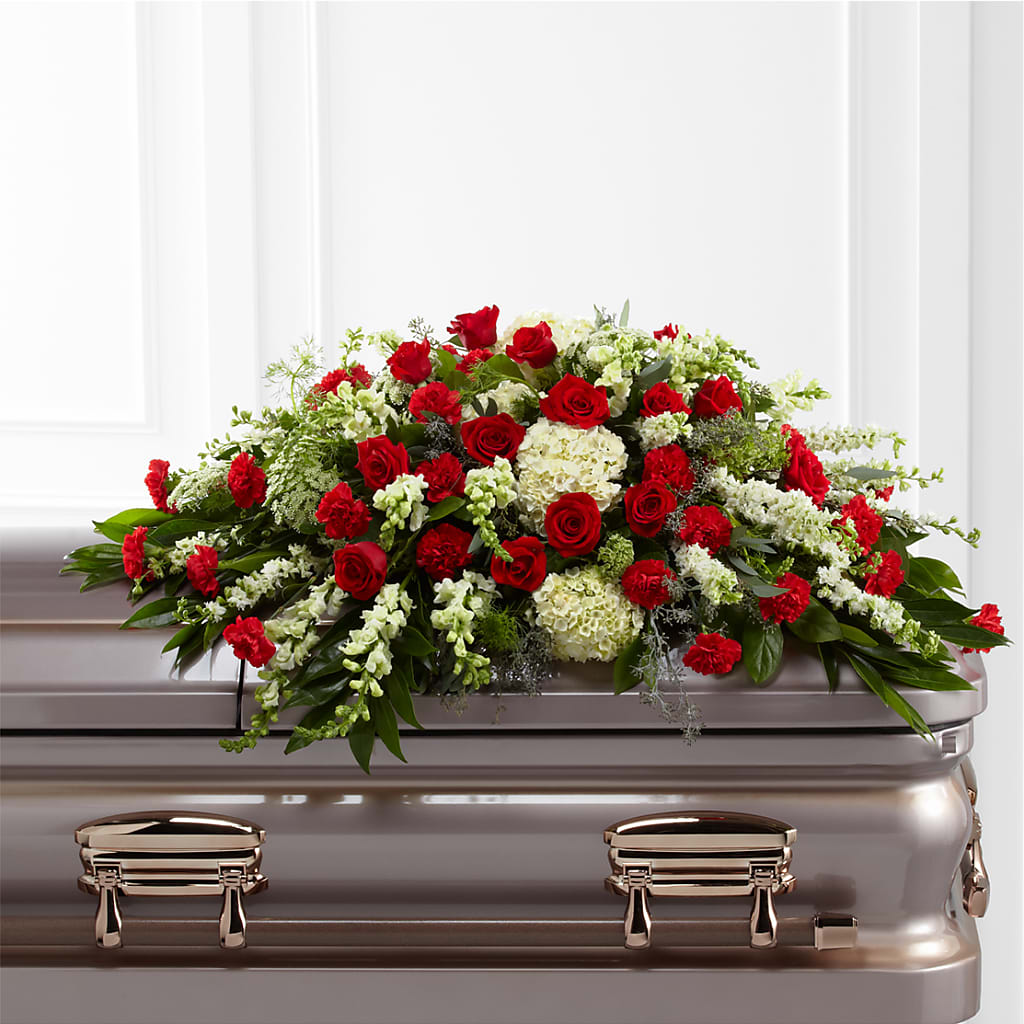 Sincerity Casket Spray – Bruce Philp Florist, Windsor ON