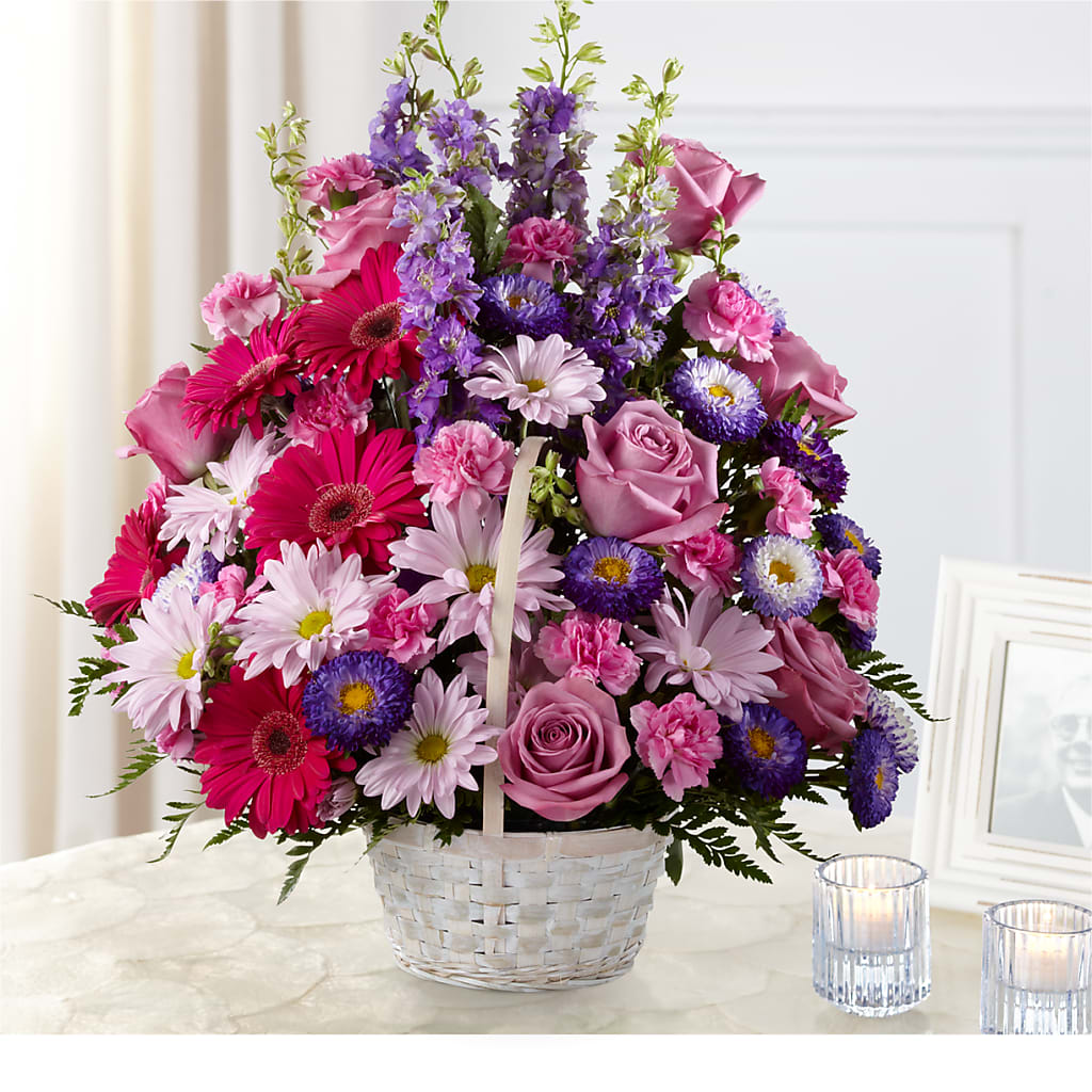 Pastel Peace Basket – Bruce Philp Florist, Windsor ON