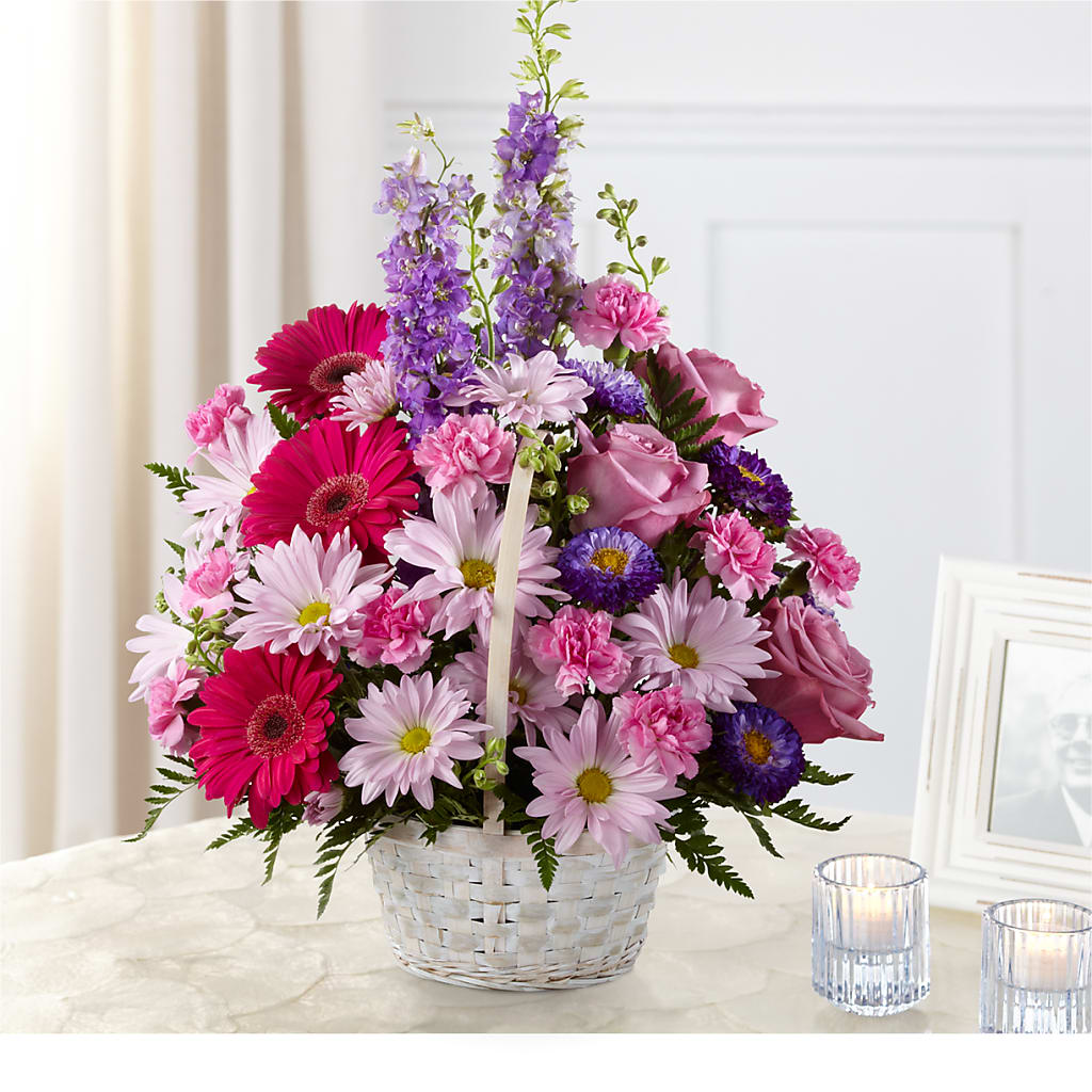 Pastel Peace Basket – Bruce Philp Florist, Windsor ON