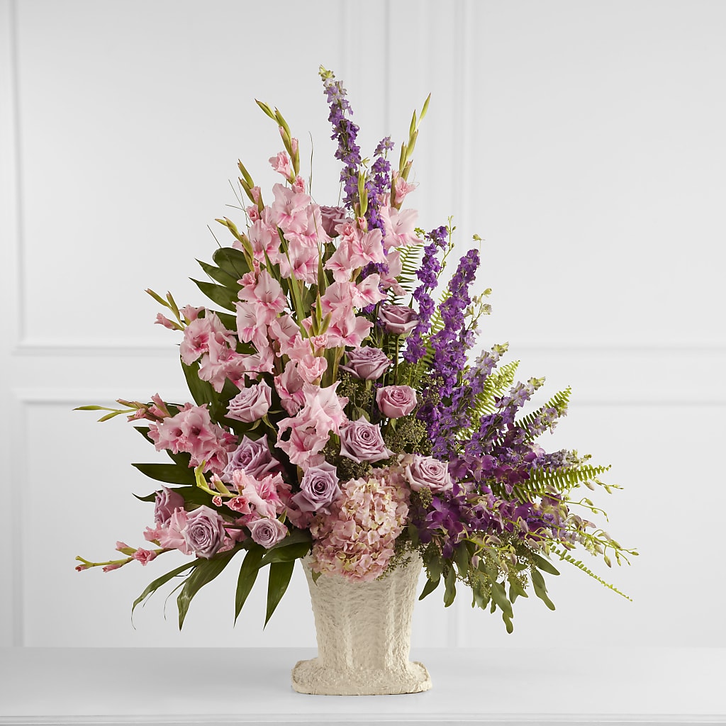 Flowing Garden Arrangement – Bruce Philp Florist, Windsor ON