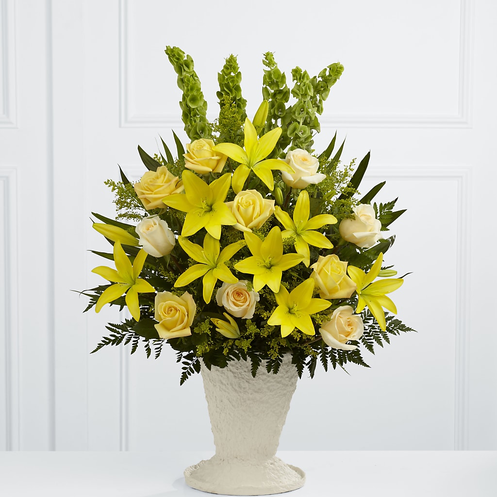 Golden Memories Arrangement – Bruce Philp Florist, Windsor ON