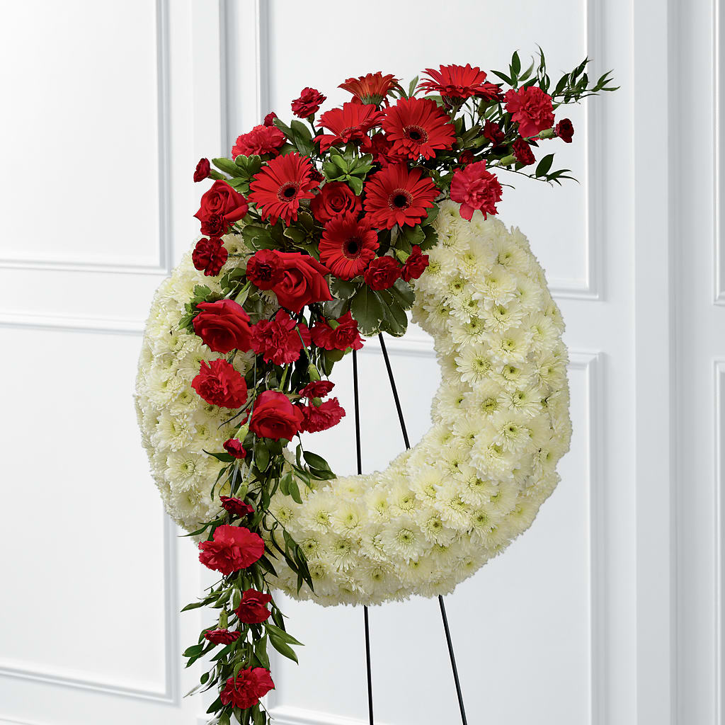 Graceful Tribute Wreath – Bruce Philp Florist, Windsor ON