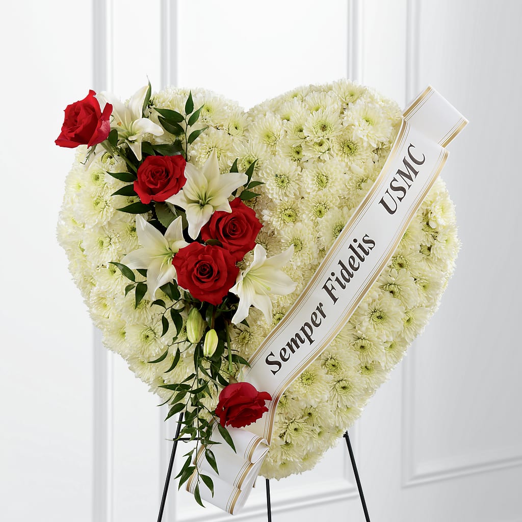 Heartfelt Hero Standing Heart – Bruce Philp Florist, Windsor ON