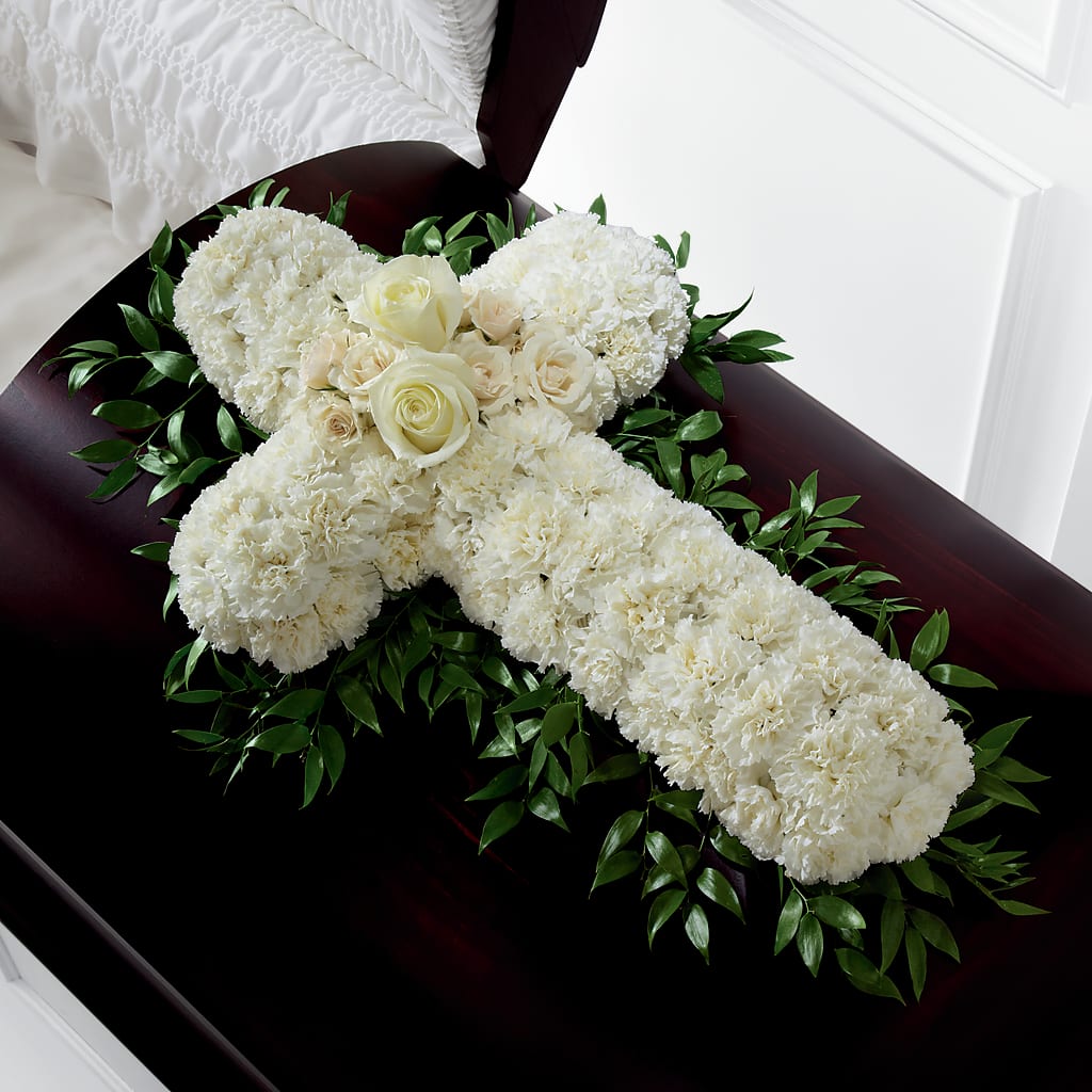 Peaceful Memories Casket Spray (Standard) – Bruce Philp Florist, Windsor ON