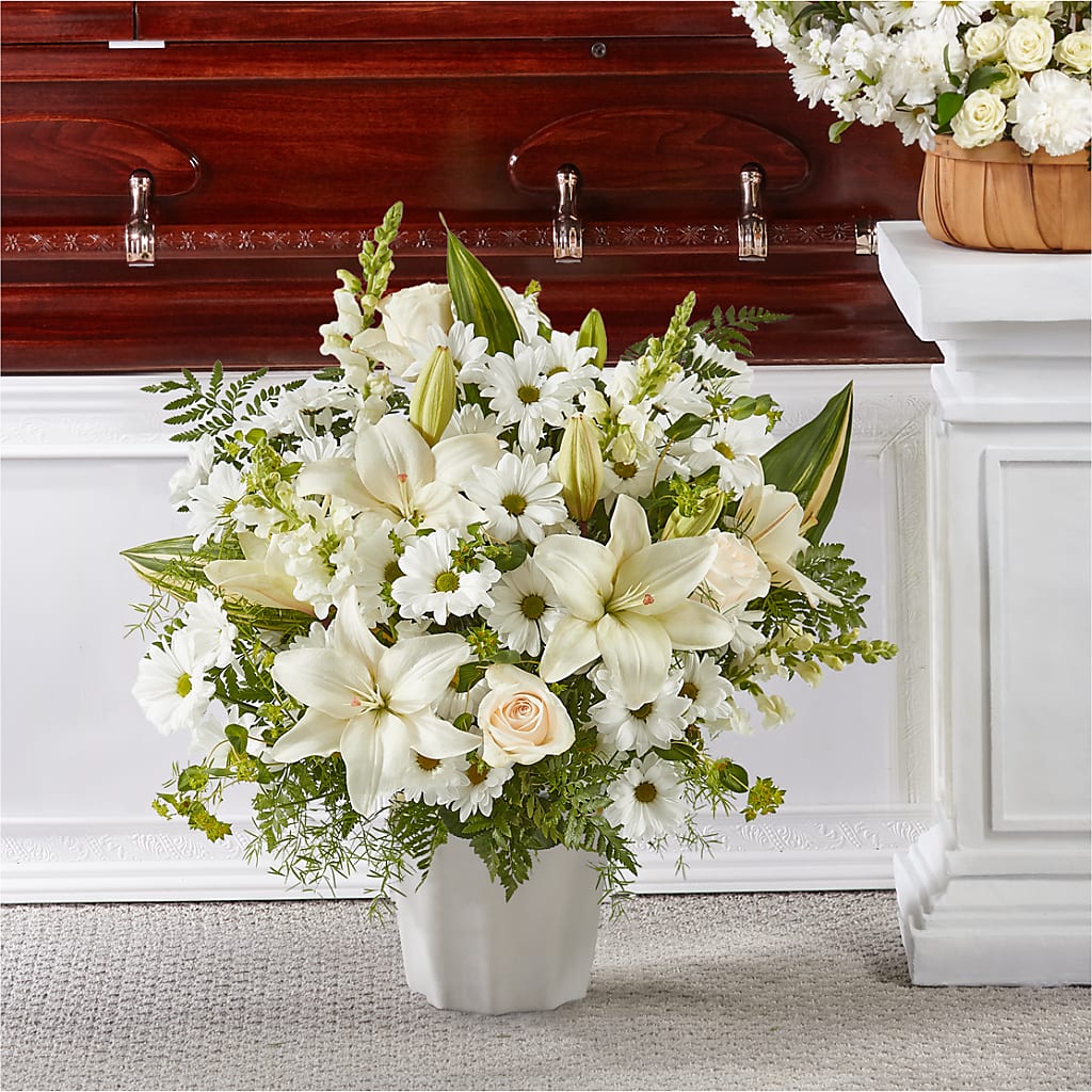 Thoughts of Tranquility Floor Basket – Bruce Philp Florist, Windsor ON