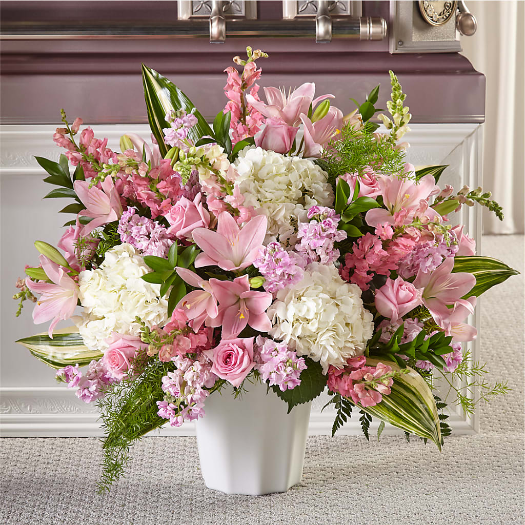 Simply Serene Floor Basket – Bruce Philp Florist, Windsor ON