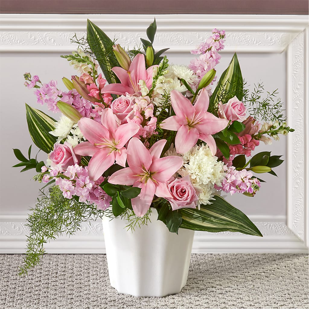 Simply Serene Floor Basket – Bruce Philp Florist, Windsor ON