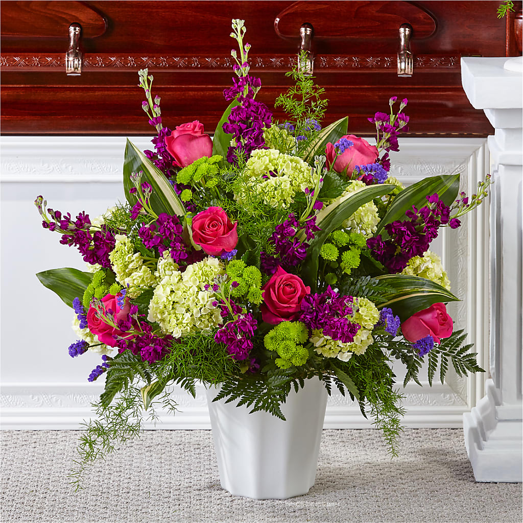 Beautiful Horizons Floor Basket – Bruce Philp Florist, Windsor ON
