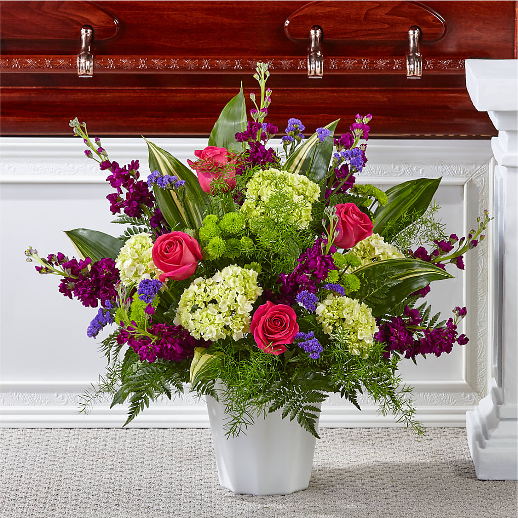 Beautiful Horizons Floor Basket – Bruce Philp Florist, Windsor ON