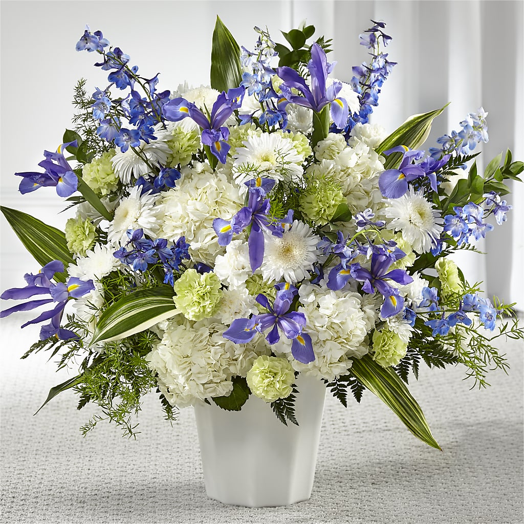 Soft Serenity Floor Basket – Bruce Philp Florist, Windsor ON
