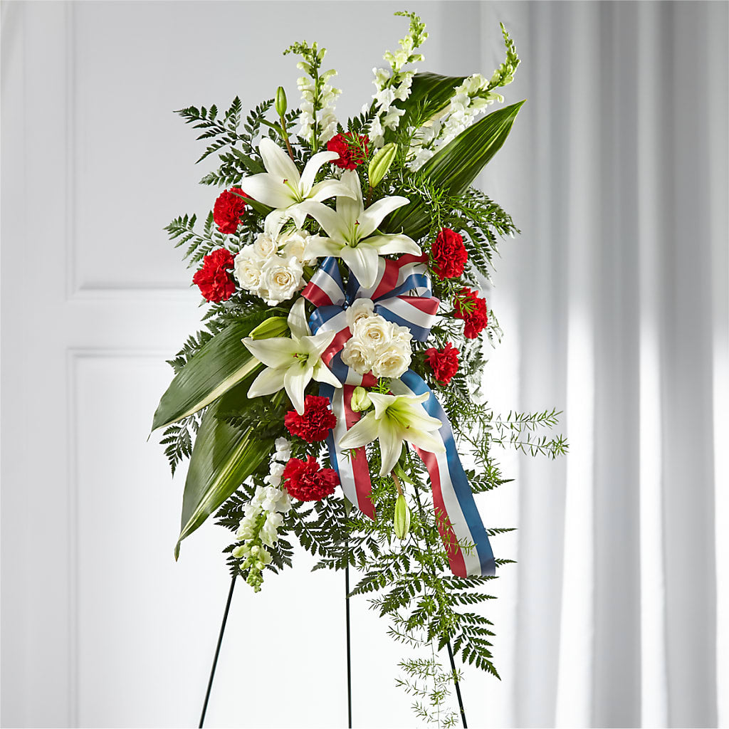 Stars of Life Standing Spray – Bruce Philp Florist, Windsor ON