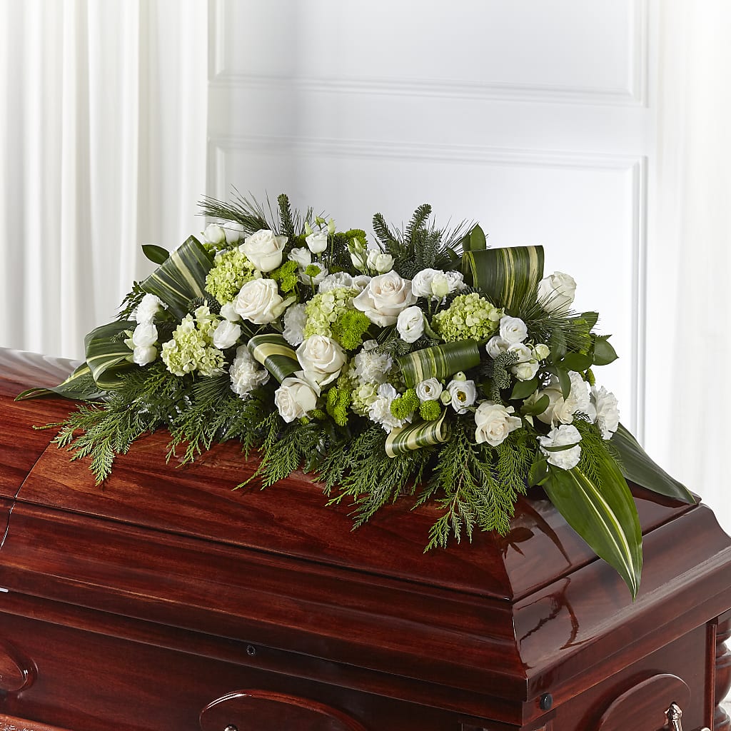 Hopeful Gesture Casket Spray – Bruce Philp Florist, Windsor ON