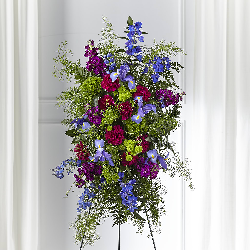 Heavenly Skies Standing Spray – Bruce Philp Florist, Windsor ON