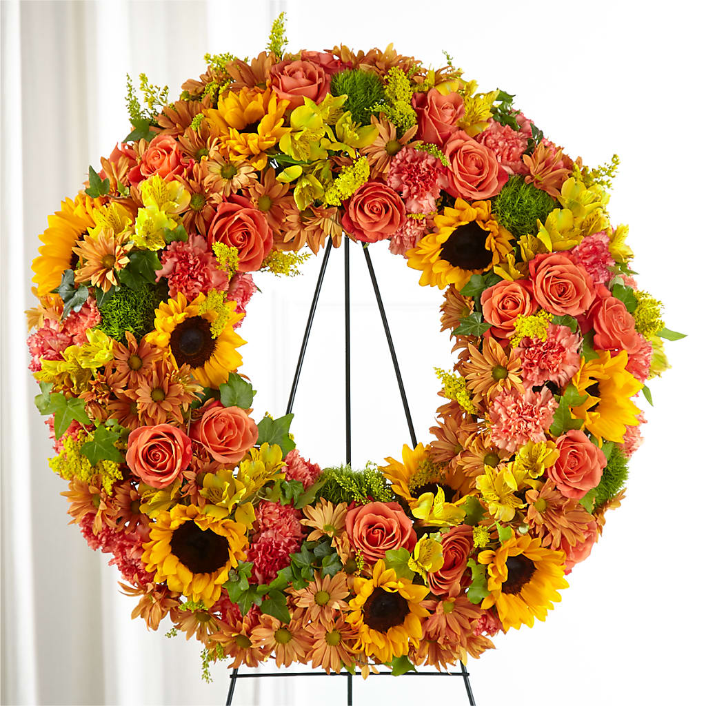 Autumnal Memories Wreath (Standard) – Bruce Philp Florist, Windsor ON