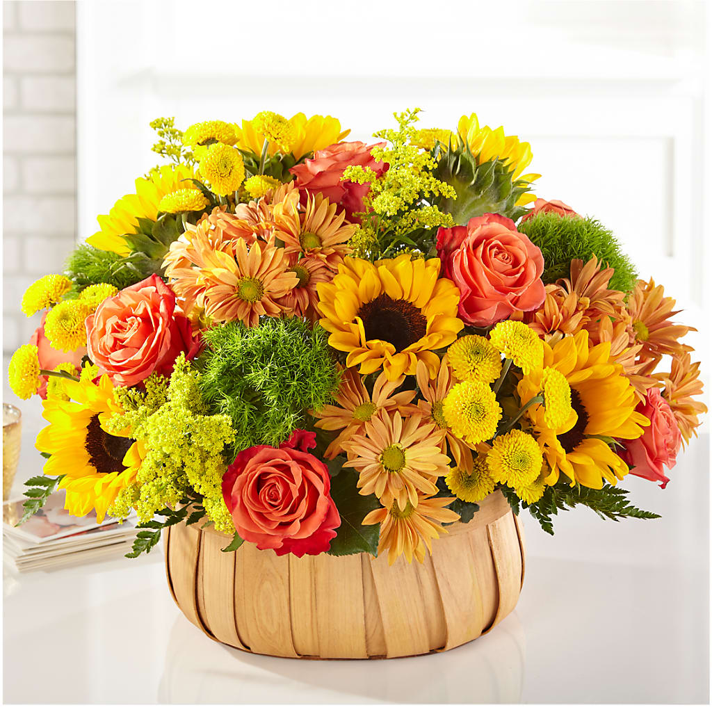 Harvest Sunflower Basket – Bruce Philp Florist, Windsor ON