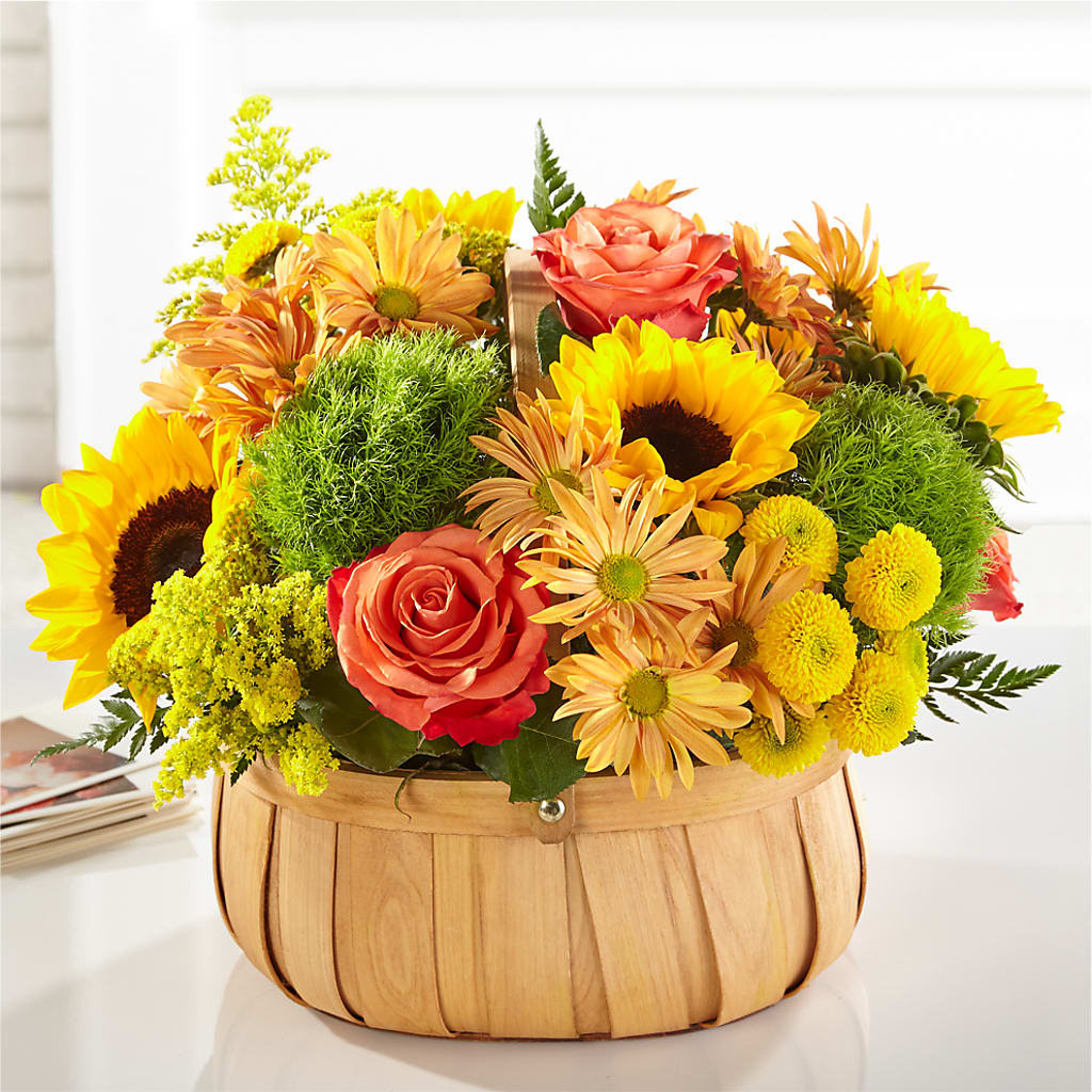 Harvest Sunflower Basket – Bruce Philp Florist, Windsor ON