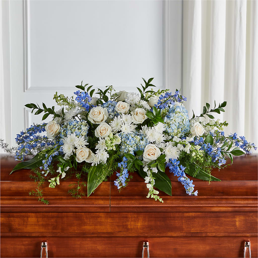 Timeless Essence Casket Spray – Bruce Philp Florist, Windsor ON