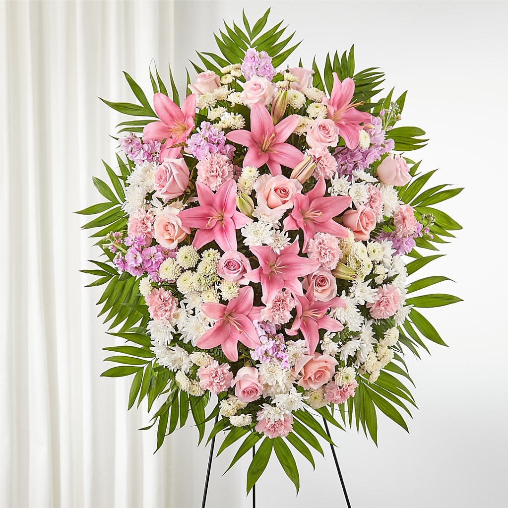 Offering Solace Standing Spray – Bruce Philp Florist, Windsor ON