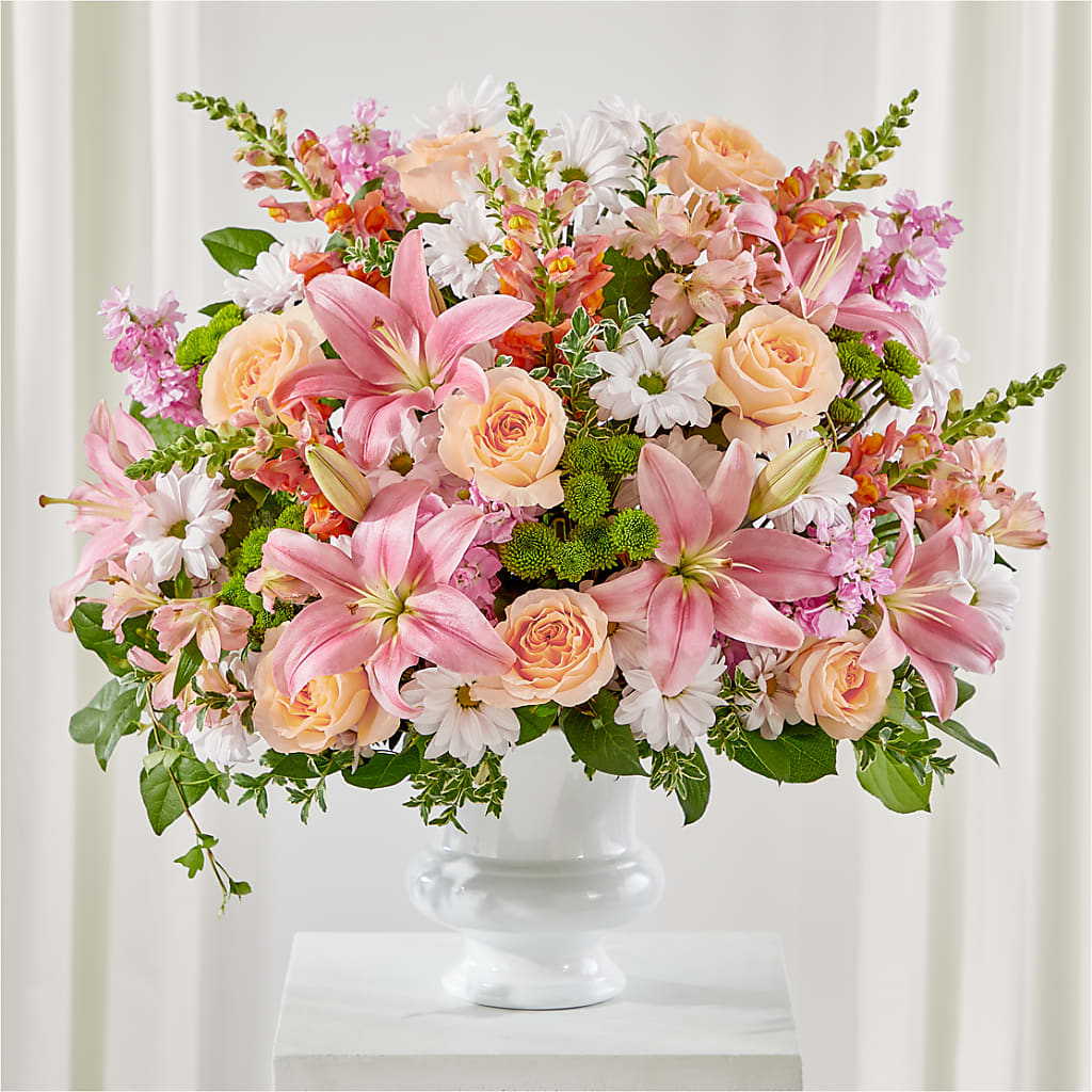 Heartfelt Gesture Urn Arrangement – Bruce Philp Florist, Windsor ON