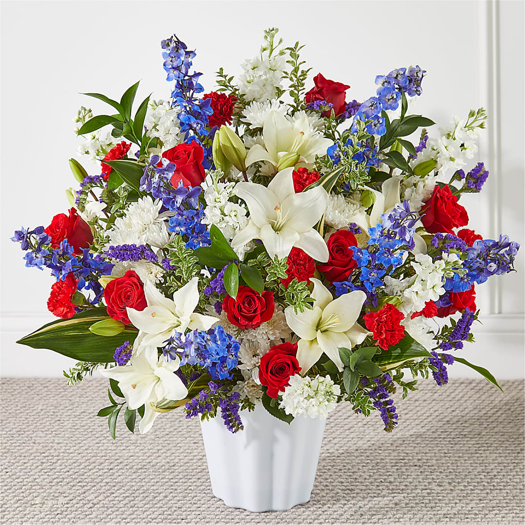 Consoled Floor Basket – Bruce Philp Florist, Windsor ON