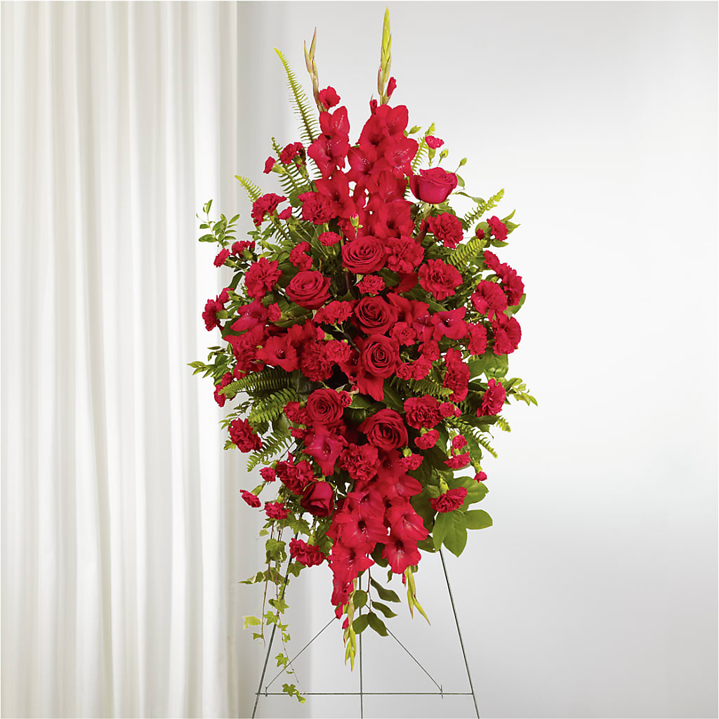 From the Heart Standing Spray – Bruce Philp Florist, Windsor ON