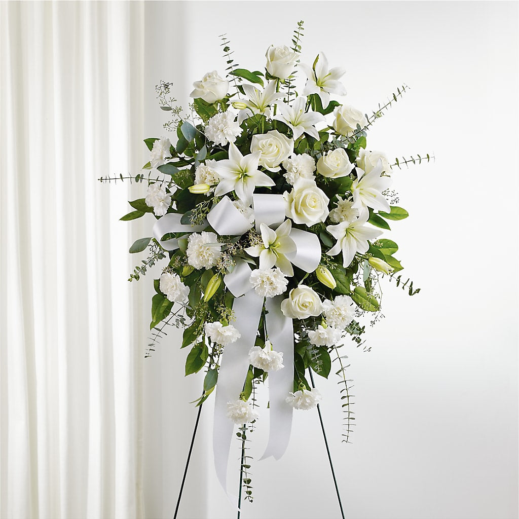 With Care Standing Spray – Bruce Philp Florist, Windsor ON