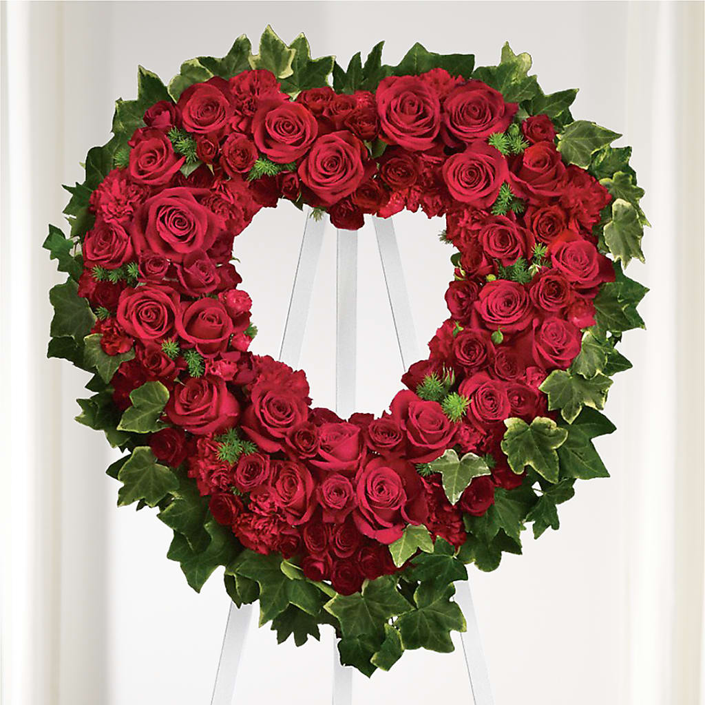 Wholehearted Standing Spray – Bruce Philp Florist, Windsor ON
