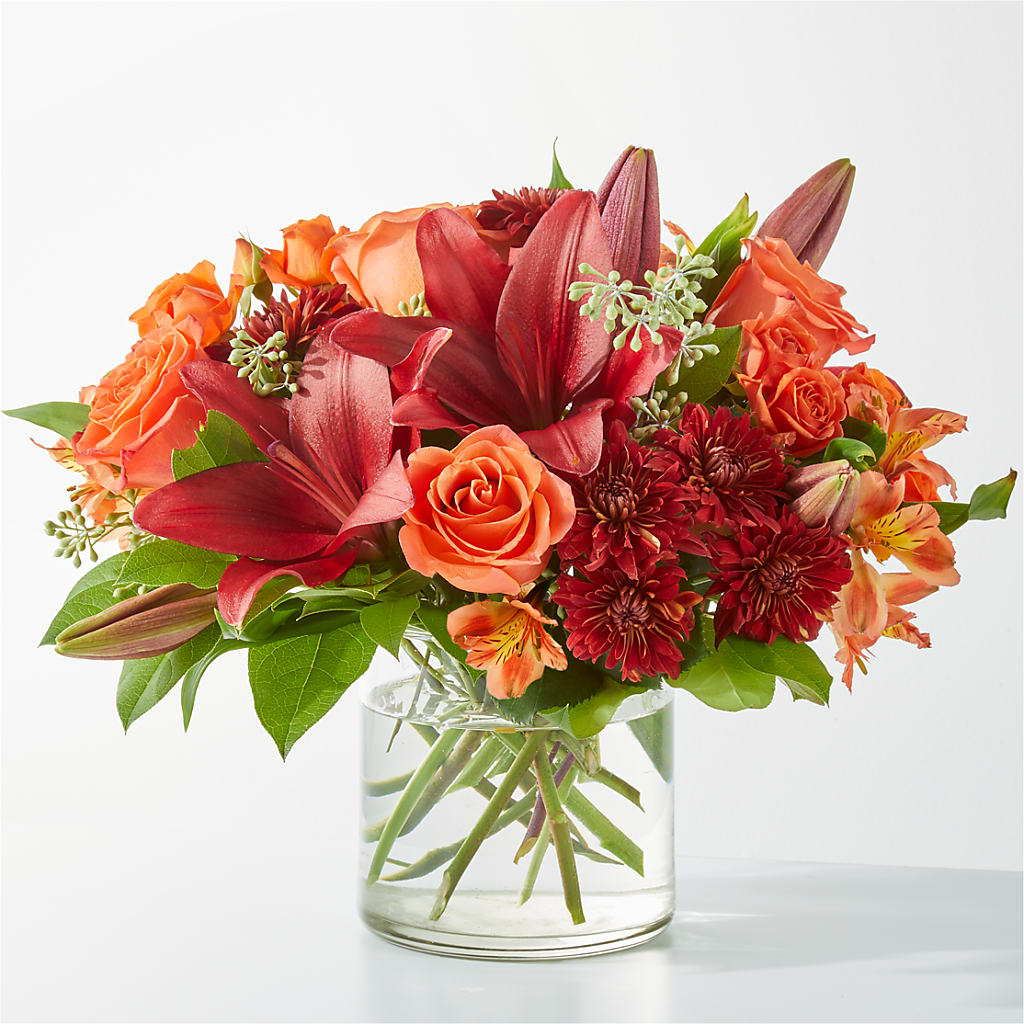 Crimson Leaves Bouquet – Bruce Philp Florist, Windsor ON