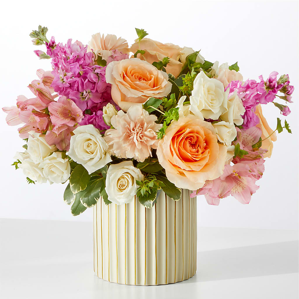 Paradise Bouquet with Ivory Vase – Bruce Philp Florist, Windsor ON