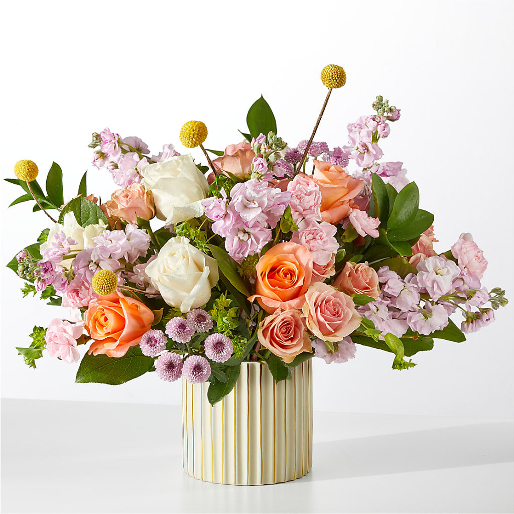 French Market Bouquet with Ivory Vase – Bruce Philp Florist, Windsor ON