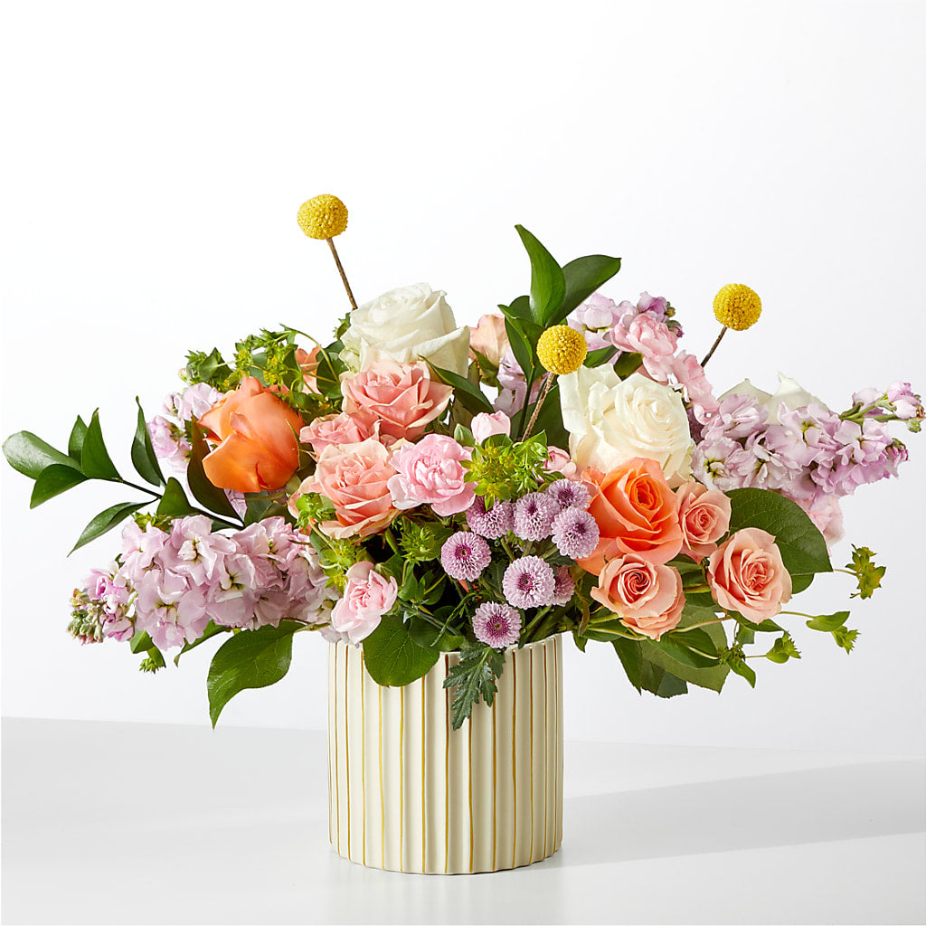 French Market Bouquet with Ivory Vase – Bruce Philp Florist, Windsor ON