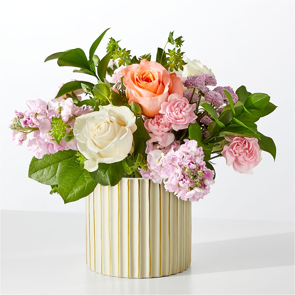 French Market Bouquet with Ivory Vase – Bruce Philp Florist, Windsor ON