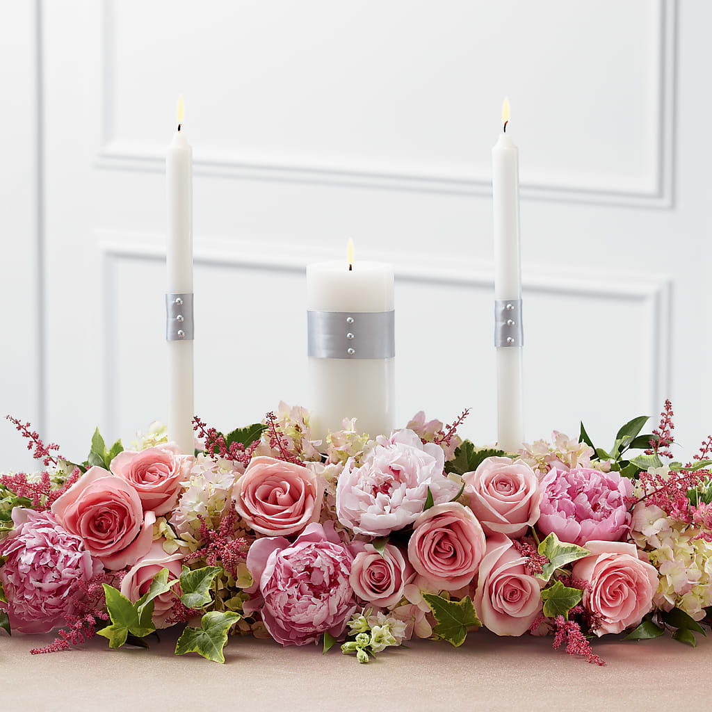 Worldwide Romance Unity Candle Arrangement – Bruce Philp Florist, Windsor ON