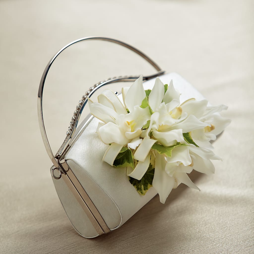 White Purse Decor – Bruce Philp Florist, Windsor ON