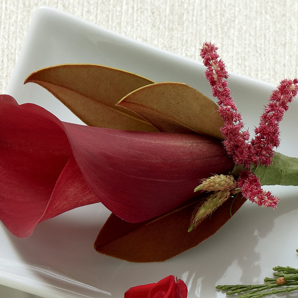 Red Calla Boutonniere – Bruce Philp Florist, Windsor ON