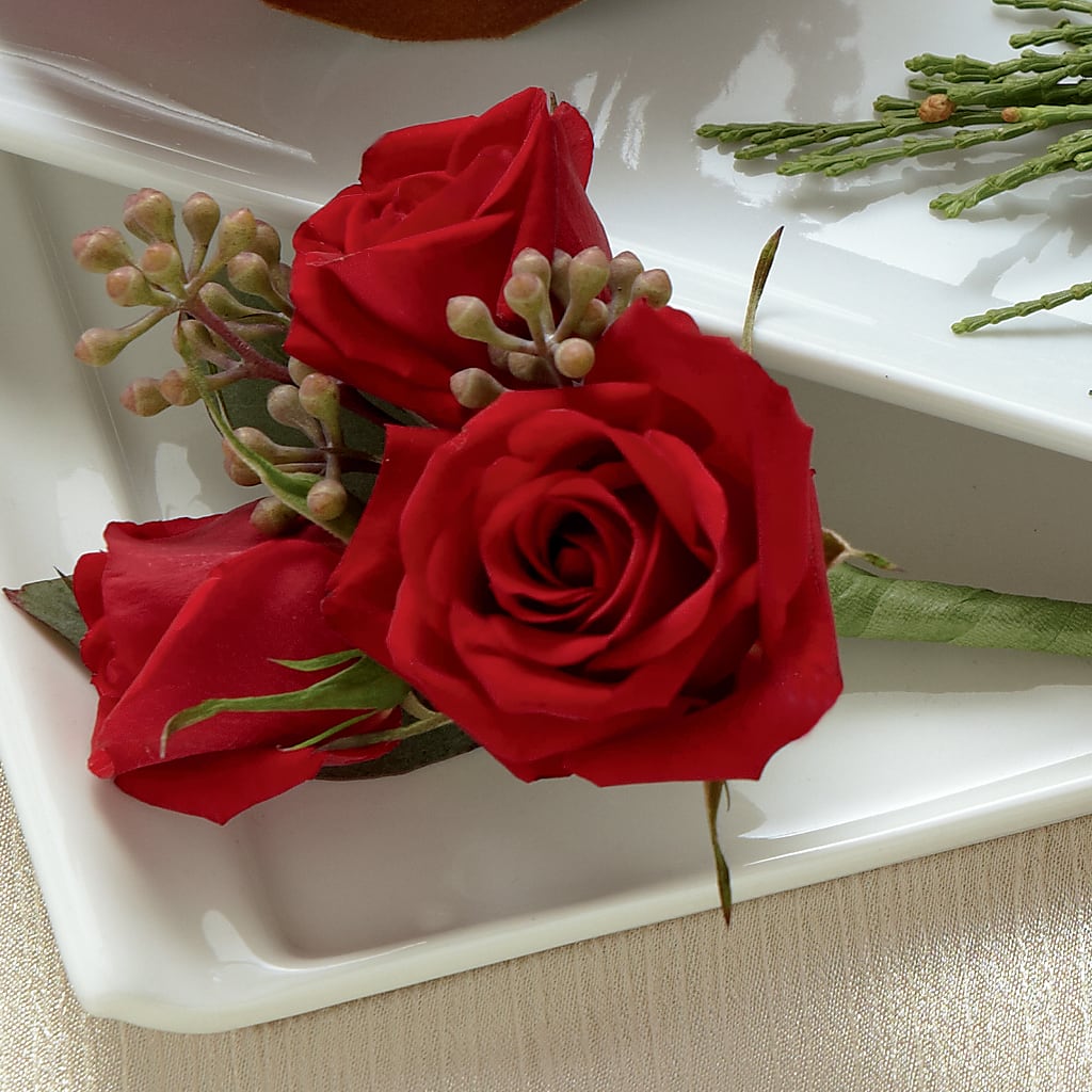 Red Spray Rose Boutonniere – Bruce Philp Florist, Windsor ON